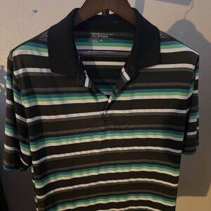 Nike Golf Dri-Fit Green Polo Large